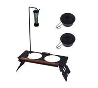 Support de gamelle pour chien | Station d'alimentation portable réglable pour chien, fournitures d'alimentation et d'arrosage pour chat debout pour la maison, la cour, l'extérieur, la voiture, le