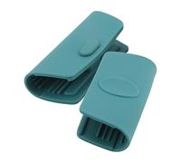 Support de gants de cuisine - Lot de 2 paires, protection de cylindre en caoutchouc, gaine de poêle amovible, matériel de cuisson flexible, blindage 8 x 4,5 cm | Équipement de sécurité durable pour la