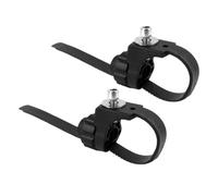 Support de garde-boue de vélo - Adaptateur de montage latéral à vis pour support de fourche - Support de roue arrière réglable en hauteur - Accessoires de montage avec anneaux avant pour homme et
