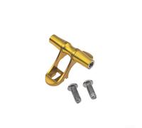 Support de garde-boue en alliage d'aluminium pour vélo pliable Brompton 57 mm M6 Kit de fixation Gris/doré/rouge/argenté (doré)