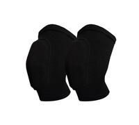 Support De Genou 1 paire de genouillères de sport for hommes et femmes, genouillères de protection for la danse, le Yoga, le volley-ball, le Football, la course à pied, le cyclisme, le Tennis(Black,S)