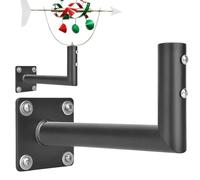 Support de girouette de jardin - Support en acier robuste, porte-bagages de toit antirouille | Fixation extérieure sécurisée avec design pour -toit de maison, support robuste pour antennes TV ou