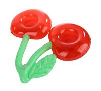 Support de gobelet de cabine gonflable accessoires de piscine flottante durable (Cerise de pomme)