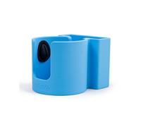 Support de Gobelet Multifonction en Aluminium pour Simulateur de Vol de Course. Support en Aluminium Bleu.