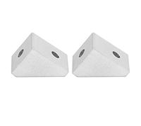 Support de gousset d'angle intérieur, siège triangulaire à angle droit en aluminium 3204 0001 0002 15x19mm 2 pièces pour accessoires de robotique et support structurel