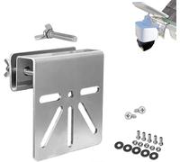 Support De Gouttière En Acier Inoxydable Pour Caméra De Sécurité Eufy Security Solocam S340 - Montage Sans Perçage - Compatible Avec Les Caméras Dôme Ip-Ptz En Plein Air - Résistant Aux Inte[Z443]