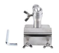 Support de gouttière en acier inoxydable pour panneaux solaires Eufy et Arlo - Support d'installation réglable sans perçage pour une exposition maximale au soleil et sécurisé pour caméra extérieure