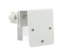 Support de gouttière en métal pour eufy Security pour eufycam S340 E42/E30, support de caméra solaire avec design stable pour système de surveillance de sécurité extérieur à domicile, blanc