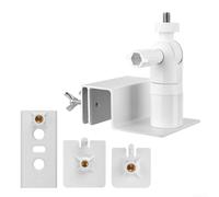 Support de gouttière pour Arlo, panneaux solaires EUFYCAM, support de caméra de sécurité en ABS pour surveillance extérieure à domicile, noir/blanc (blanc)