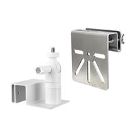 Support de gouttière pour caméra solaire Reolink Argus 4G LTE PT - En métal ABS robuste - Installation de sécurité extérieure - Noir et blanc