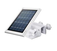 Support de gouttière pour panneau solaire en anneau, support de caméra extérieure pour Ring Stick Up Cam & Ring Outdoor Camera Plus, support réglable pour appareil photo et panneau solaire, blanc