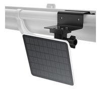 Support de gouttière pour panneau solaire Eufy - Support universel pour EufyCam/Tapo TP-Link/Arlo/Reolink Argus Pro/Argus 2 - Support réglable pour caméra extérieure et panneau solaire avec filetage