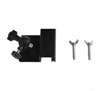 Support de gouttière pour panneau solaire extérieur pour caméras Arlo HD Light Ultra Pro 2 Pro Installation stable avec verrouillage d'angle et flexibilité de rotation (noir)