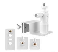 Support de gouttière pour Ring Solar pour Arlo, EufyCam, caméras de sécurité et panneaux solaires, installation facile pour panneau solaire Ring extérieur et intérieur (blanc)