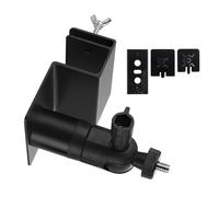 Support de gouttière réglable pour caméras de sécurité extérieures résistant aux intempéries Aucun outil nécessaire Support de gouttière en alliage d'aluminium pour caméras et panneaux alimentés par