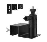 Support de gouttière réglable pour caméras de sécurité extérieures résistant aux intempéries Aucun outil nécessaire Support de gouttière en alliage d'aluminium pour caméras et panneaux alimentés par