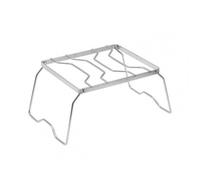 Support De Gril De Camping Multifonctionnel, 1 Ensemble, Résistant À La Corrosion, En Acier Inoxydable Antirouille, Support De Poêle De Camping Pour Pique-Nique