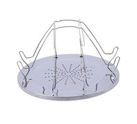 Support de gril de Camping Portable, poêle pliante en acier inoxydable, grille-pain d'extérieur, support de cuisine for pique-nique sac à dos