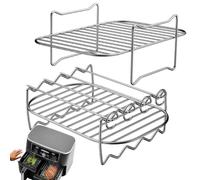 Support de gril pour friteuse à air, support de barbecue pour friteuse à | Antiadhésif Support de déshydrateur, poêle de cuisson, fou