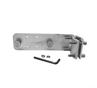 Support de grille de bateau à dégagement rapide, convient aux rails ronds de 2,2 cm et carrés de 10,2 cm pour une installation sans effort et un maintien sûr, aluminium anodisé et acier inoxydable