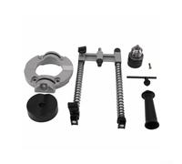 Support de guidage de perçage à angle réglable pour perçage vertical, positionnement fixe à 90°, plage de mandrin de 1,5 à 13 mm, base en alliage d'aluminium avec double poignée de 10 cm,