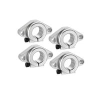 Support de guidage de rail de serrage pour mouvement linéaire, compatible avec un arbre de 20 mm de diamètre, en aluminium (4 pièces SHF20)