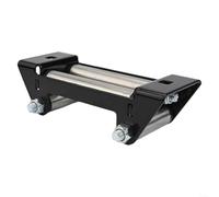 Support de guide-câble de treuil à cadre en acier pour VTT, UTV, supporte des charges de 2 500 kg, les rouleaux en acier inoxydable offrent un fonctionnement fluide du câble et minimisent l'usure (2
