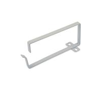 Support de guide-câbles 70 x 150 mm - - 10 pièces - armoire réseau 19 - gestion des câbles - gris