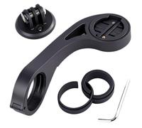 Support de Guidon Avant Compatible Fixation Guidon 31.8mm 25.4mm, Installation Rapide, Haute Sécurité - Inclus Accessoires de Montage, Support Compteur Vélo Robuste pour Garmin Edge 530, 540 Noir