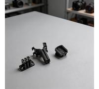 Support de guidon de vélo compatible avec les ordinateurs Garmin et Bryton, y compris les supports d'éclairage et de caméra, construit en alliage d'aluminium (droit)