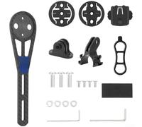 Support de guidon de vélo en fibre de carbone pour Garmin Bryton pour œil de chat, support de vélo léger avec support d'éclairage intégré, installation sans outil (pour tl-M05