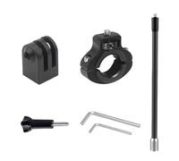 Support de guidon de vélo et perche à selfie de 31 cm pour GoPro, kit de moto, accessoires de fixation compatibles avec Insta 360 ACE Pro X5 X4 X3 X2 X RS R GO 3 2, GoPro 13 et DJI Osmo Action 5 Pro