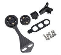 Support de guidon de vélo pour Garmin Edge pour œil de chat et Blackbird | En fibre de carbone de qualité supérieure, ultra léger 28 g, design à l'avant, réduit la traînée du vent