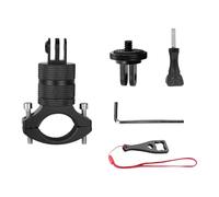 Support de guidon de vélo pour GoPro, VTT en aluminium compatible avec Insta360 ONE X2, X, R, RS, GO 2, Gopro Hero 10/9/8/7/Max et DJI Osmo Action 2
