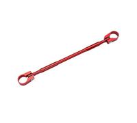 Support De Guidon Moto En Alliage D'aluminium 22 Mm Barre Transversale Renforcée Pince Poutre D'équilibre Guidon À Clipser(Red)