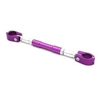 Support de guidon moto en alliage d'aluminium 7/8" réglable, barre transversale modifiée renforcée, pince, poignées d'équilibrage, poutre Guidon À Clipser(PURPLE)