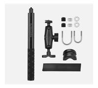 Support de guidon pour Insta360X/ / EVO, support moto avec tube télescopique flexible, vis standard 1/4", compatibilité universelle et alliage