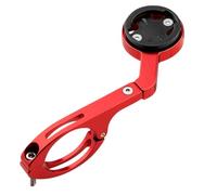 Support de Guidon Vélo Multifonction pour Compteur et Lampe Torche | Alliage D'aluminium, Léger et Facile à Installer, Démontable et Portable, pour Vélo et Cyclisme, Rouge