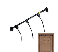 Support de guirlande pour porte de porche - Support réglable pour guirlandes d'Halloween | Cadre télescopique en métal pour entrées standard | Support de décoration de Noël pour affichage de guirlande