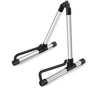Support de Guitare Donner, réglable et pliable, support de sol en métal pour guitare acoustique, électrique, classique, basse, mandoline, banjo, ukulélé (argenté)