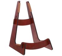 Support de Guitare en Bois Pliable 25x17,3x16cm pour Rangement | Contact sans Rayure, Démontable, pour Scène ou Boutique, Adapté Guitare et Mandoline, Marron