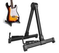 Support de guitare, pliable, portable, cadre en A, réglable, universel, en forme de A, noir, accessoire de guitare pour guitare acoustique, électrique