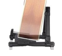 Support de guitare pliable - Support pliable réglable en forme de A pour ukulélé basse, support stable et antidérapant pour guitare au sol, accessoires d'instruments à cordes pour l'école, la scène