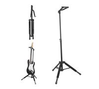 Support de Guitare Sur Pied-VEVOR-Charge 15 kg-Support à Trépied pour Guitare Acoustique Électrique Basse Classique