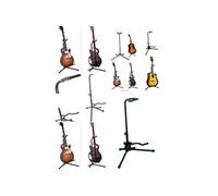 Support de guitare tripode - Universel - Noir - Anti basculement - Pour acoustique et électrique