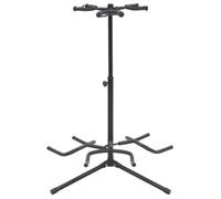 vidaXL – Support de guitare – Acier Noir – Hauteur réglable 80–102 cm – Stable et robuste