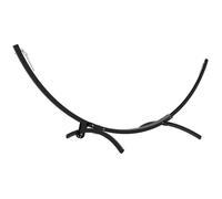 Outsunny Support de hamac en métal avec roues – chaînes et crochets, 150 kg, 337×118×118 cm, Noir