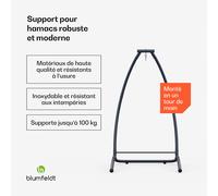 Support de hamac SwayStation Arch | inoxydable | résistant aux intempéries | intérieur/extérieur | jusqu'à 100 Kg