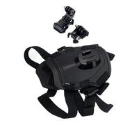 Support de Harnais caméra for Chien, Compatible avec Les Accessoires Gopro Hero 12 11 10 9 DJI OSMO Insta360, for Chiens Petite, Moyenne et Grande Taille for la Poitrine Le Dos