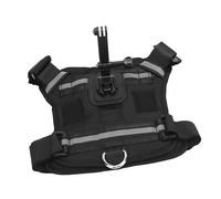 Support de Harnais de Chien pour la Caméra d'action Coffre en Nylon et Le Dos de la Caméra de Harnais de Compagnie de Compagnie pour Les Grands Chiens Moyens et Petits Chiens